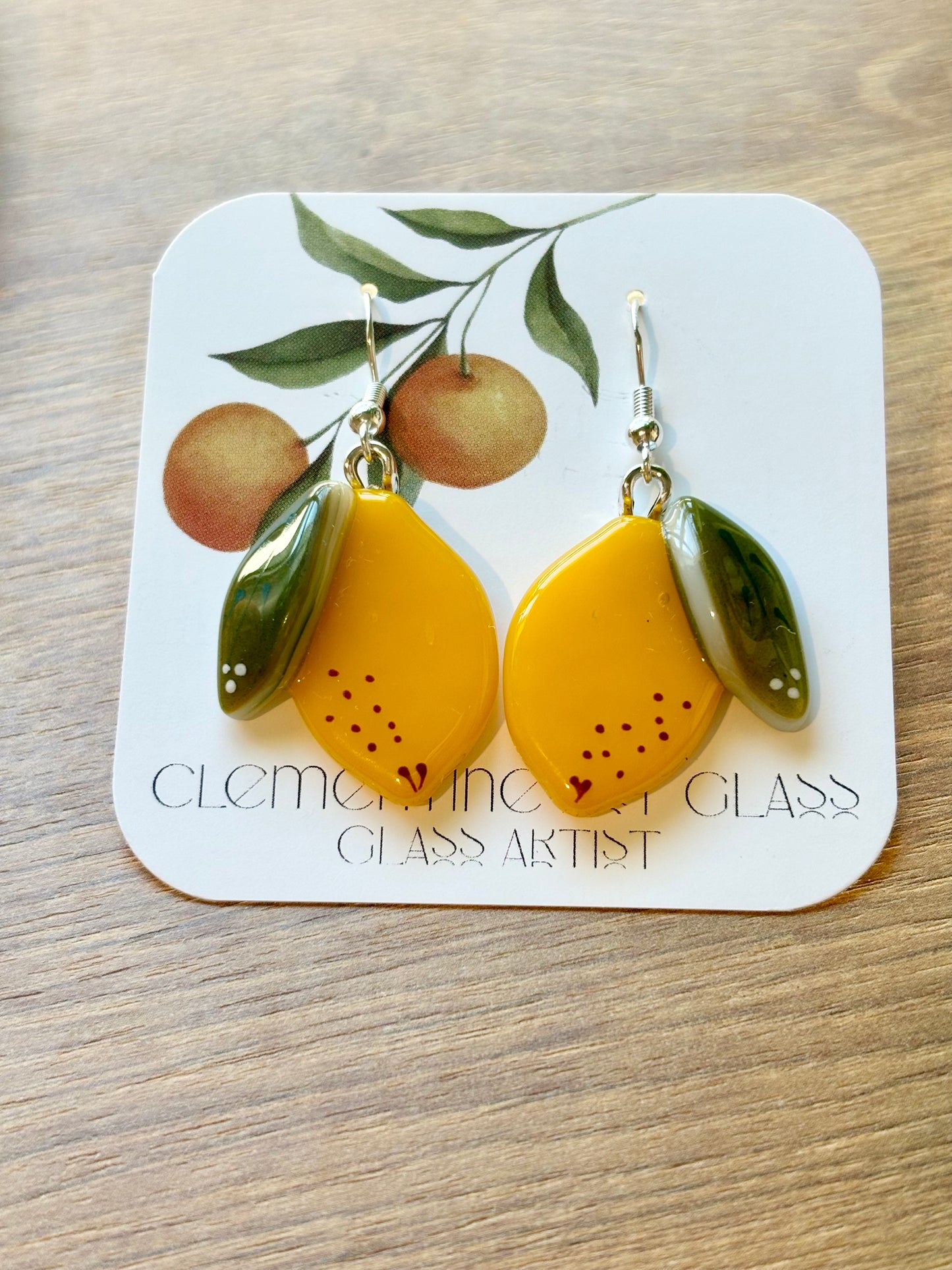 Lemon earrings
