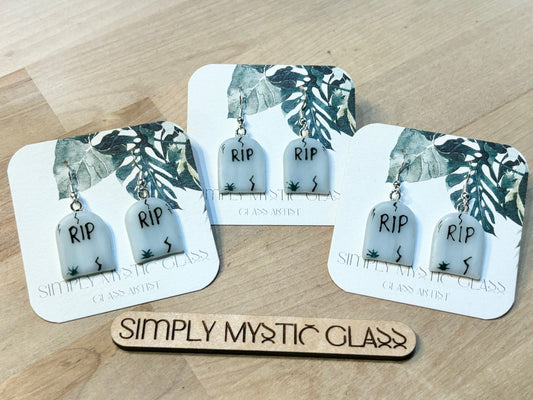 Tombstone Earrings