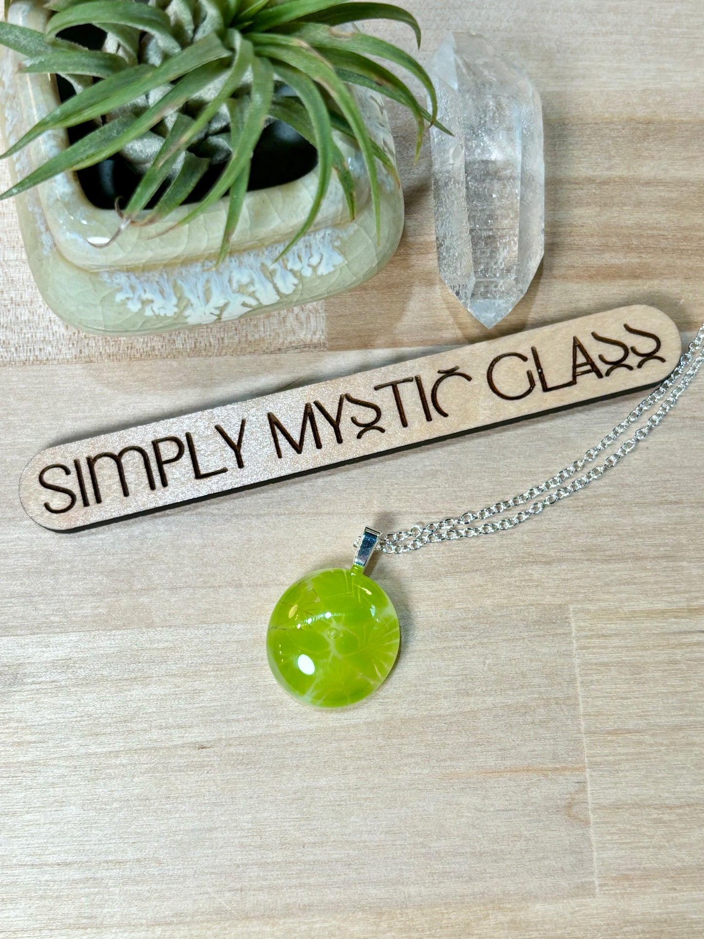 Glass necklace